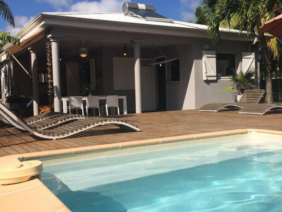 La Charmante Villa Coco Avec Magnifique Vue Mer Le Marin Exteriér fotografie