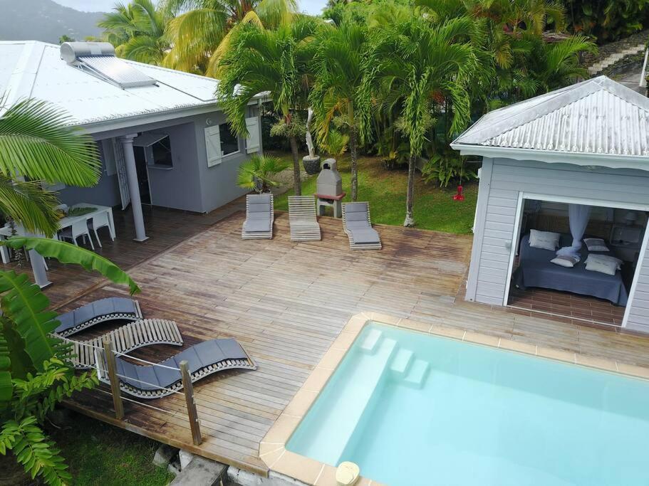 La Charmante Villa Coco Avec Magnifique Vue Mer Le Marin Exteriér fotografie