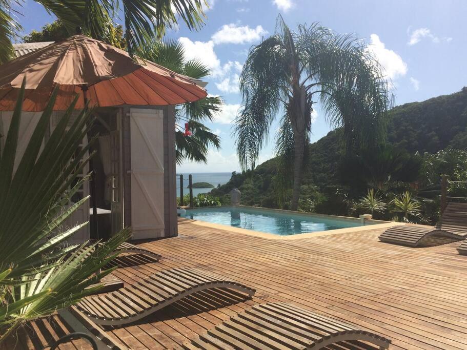 La Charmante Villa Coco Avec Magnifique Vue Mer Le Marin Exteriér fotografie