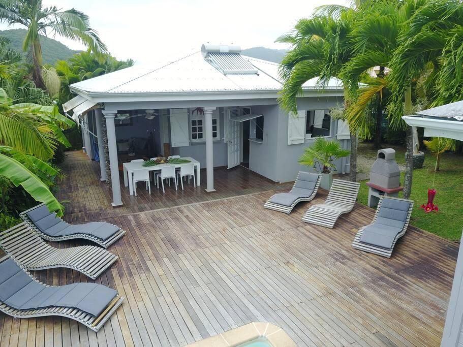 La Charmante Villa Coco Avec Magnifique Vue Mer Le Marin Exteriér fotografie